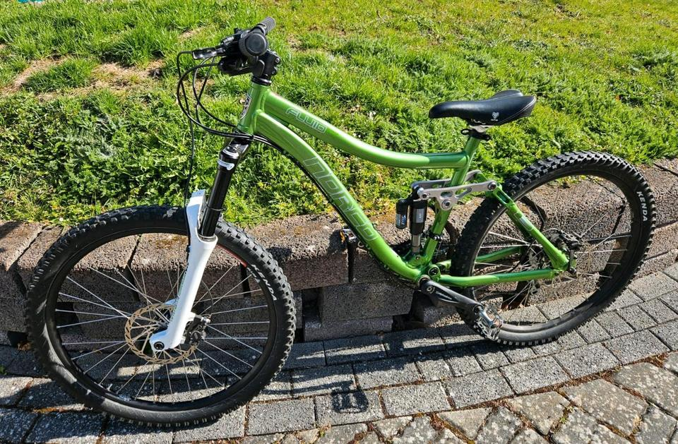 NORCO Fluid LT MTB Full Suspension Bicycle, Youth Bicycle, 26 inch