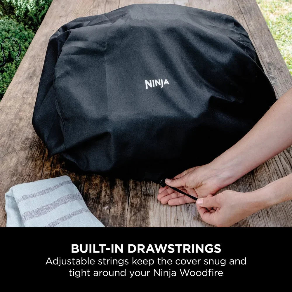 Ninja Woodfire Electric BBQ Grill and Smoker with Cover OG701UKCOVERKIT