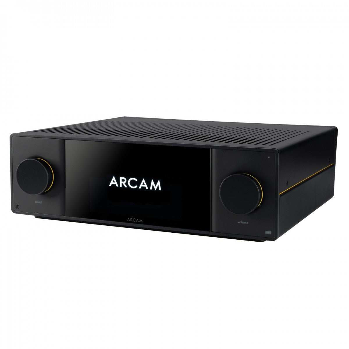 Arcam Radia SA45 Streaming Amplifier with Wharfedale Linton Heritage Standmount Speakers with Matching Stands - Black