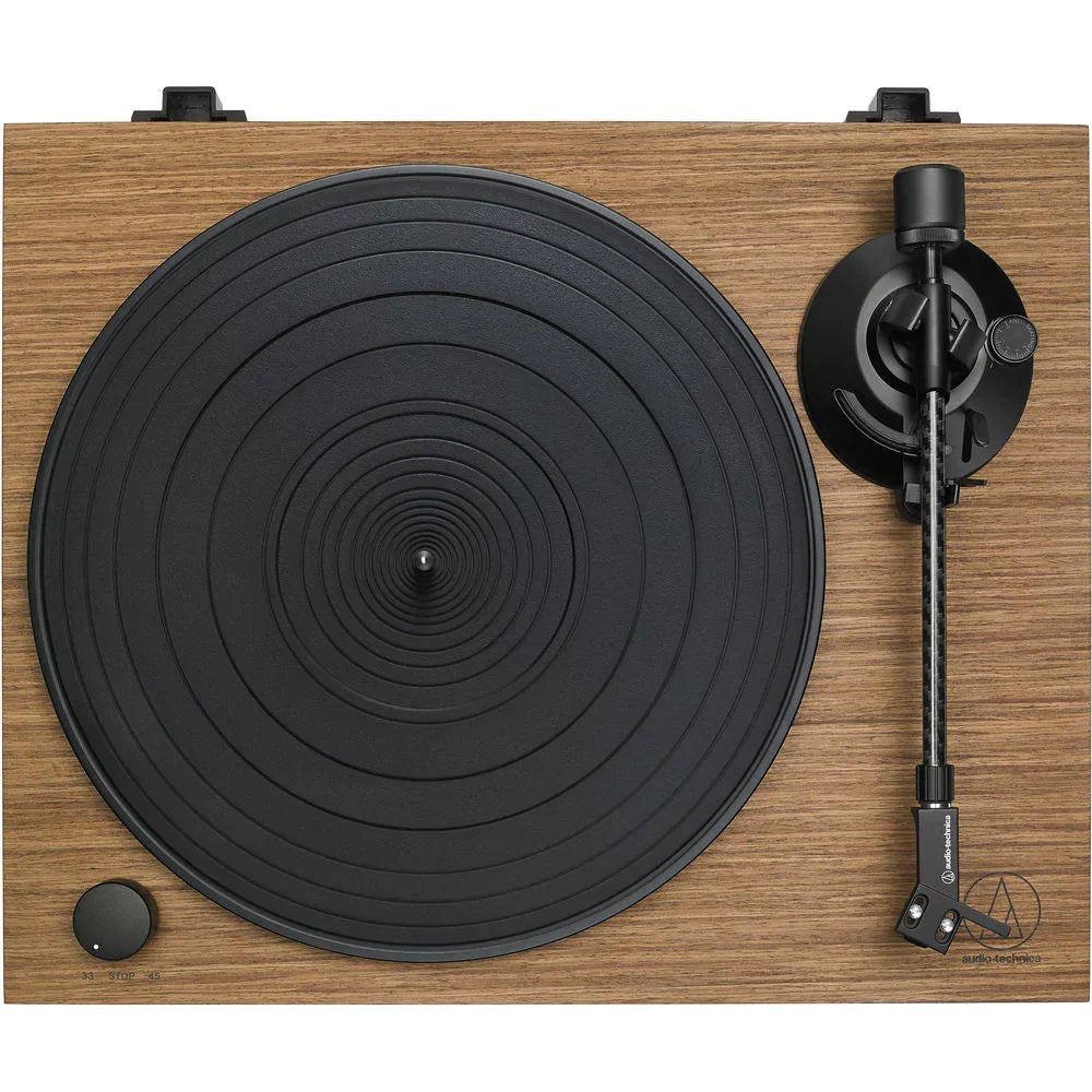 Audio Technica ATLPW40 Turntable Manual Belt Drive Wood Base Walnut Ex-Display Clearance