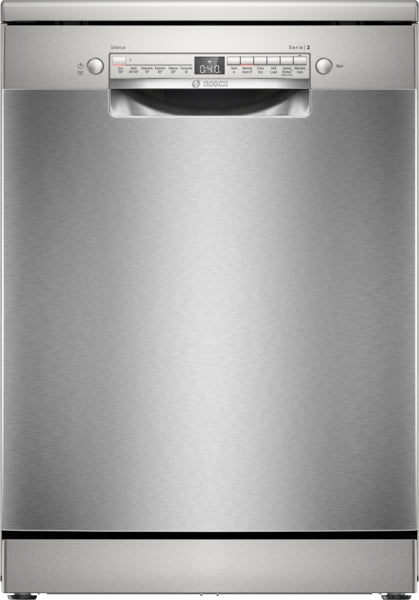 Bosch Series 2 SMS2HVI06G Freestanding Dishwasher 14 Place Settings Brushed steel