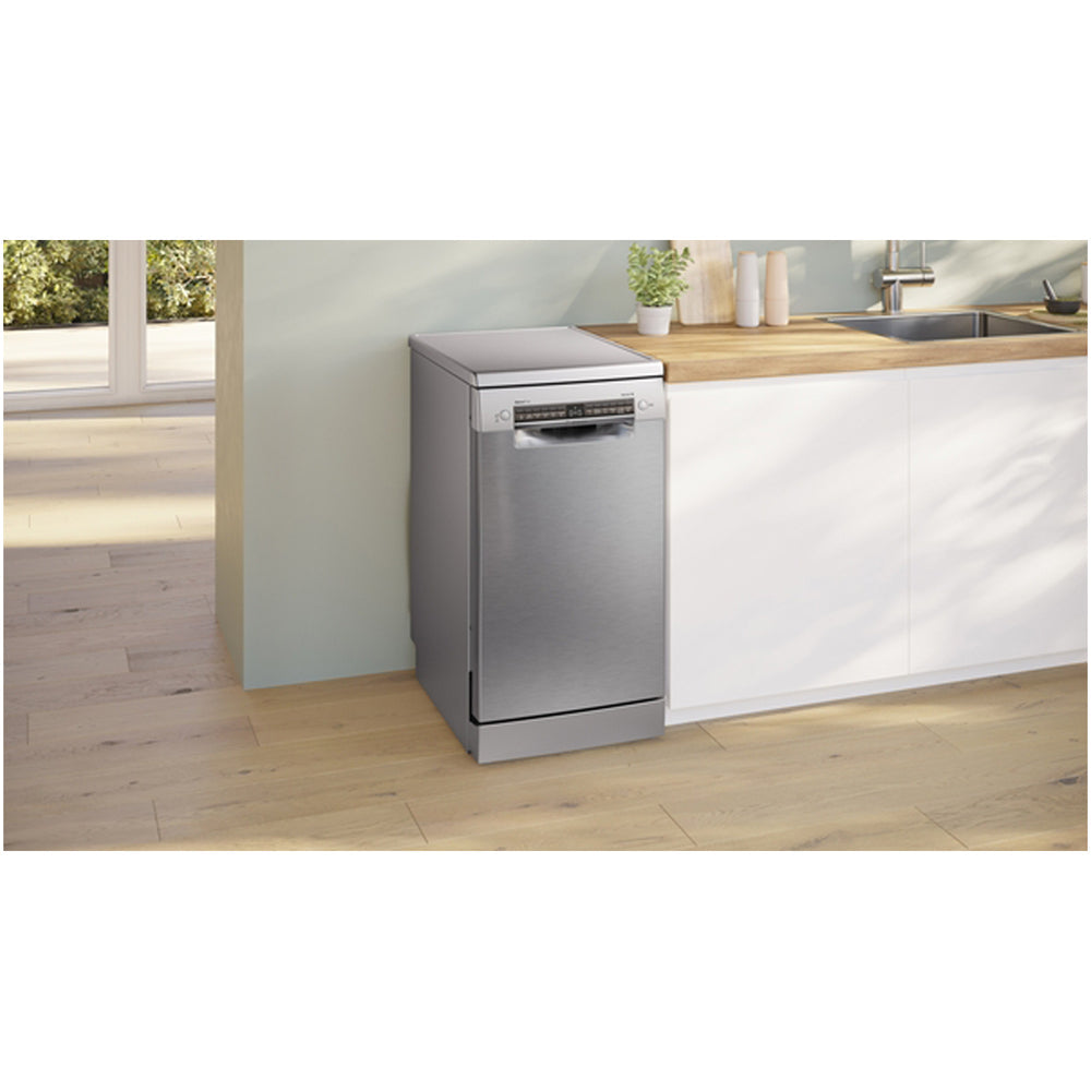 Bosch Series 4 SPS4HMI14G Freestanding 45 cm Slimline Dishwasher 10 Place Settings Brushed Steel