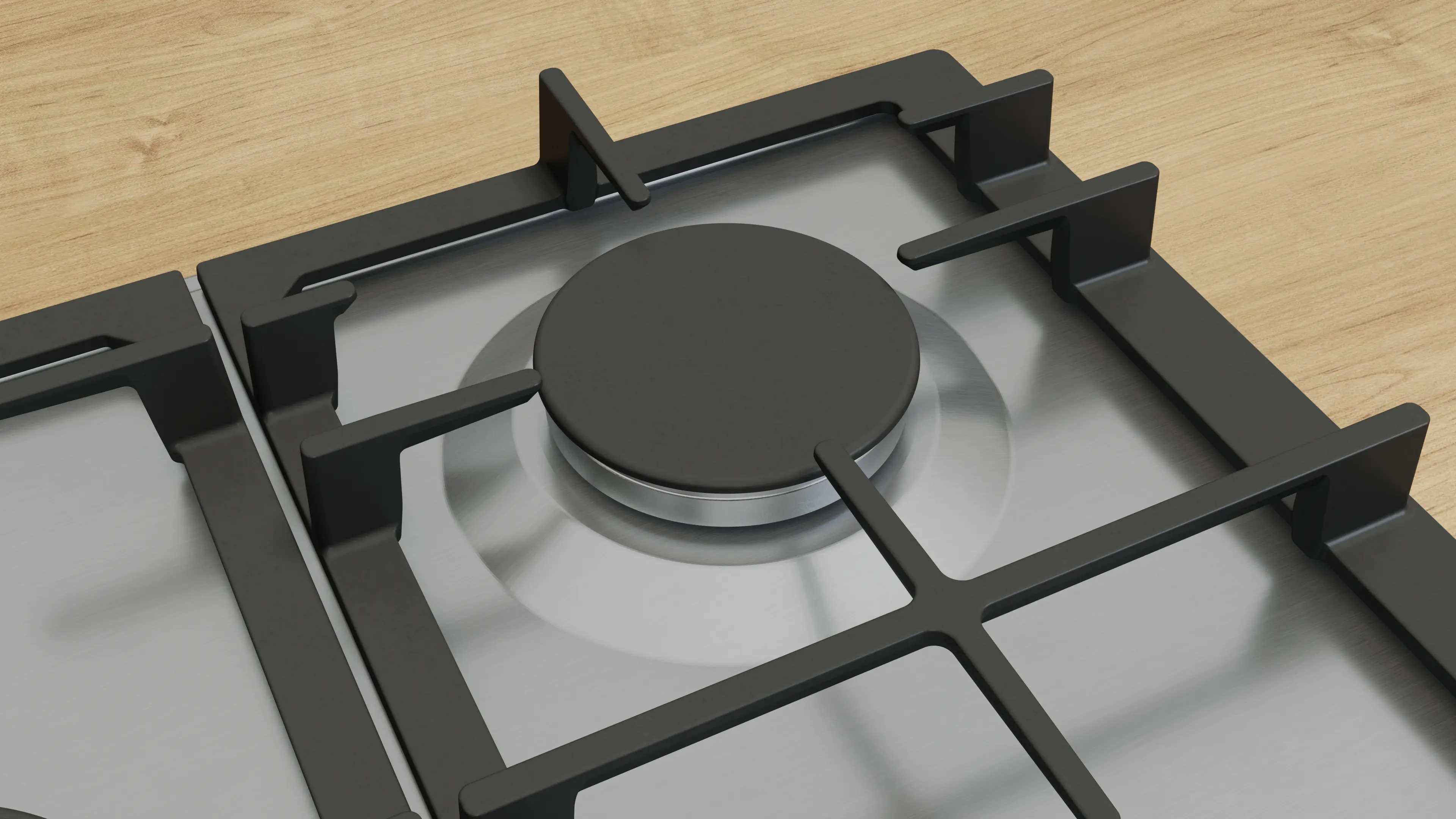 Bosch Series 6 PCQ7A5I90 75cm Gas Hob Stainless Steel