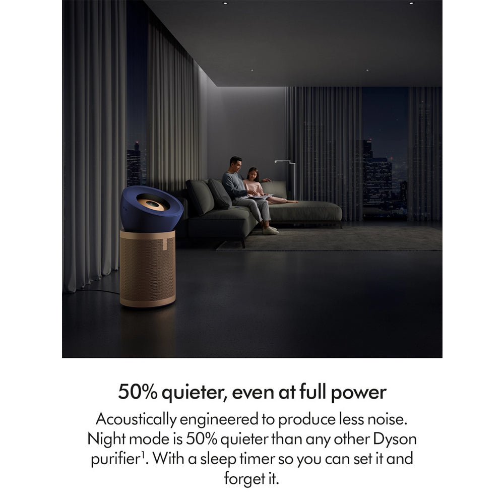 Dyson Big + Quiet Formaldehyde BP04 Purifying Fan Air Purifier - Prussian Blue/Gold