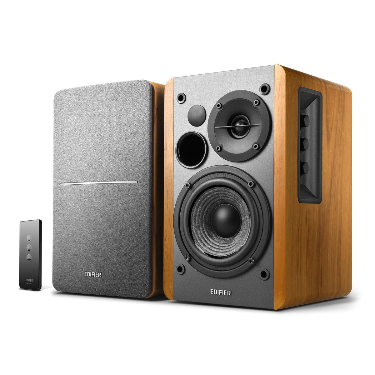 Edifier R1280T Active Bookshelf Speakers Pair - Wood