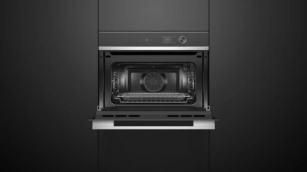 Fisher and Paykel OM60NDLX1 Series 7 Contemporary Compact Combi-Microwave Built-In Oven Stainless Steel