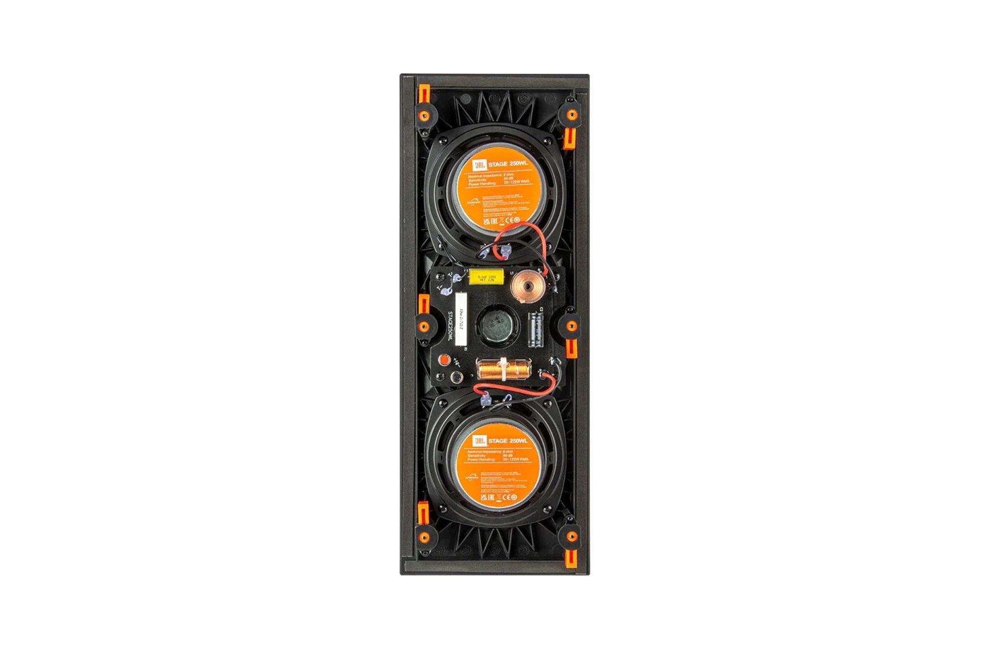 JBL Stage 250WL 2-way Dual 5.25 Inch Single In-Wall LCR Speaker