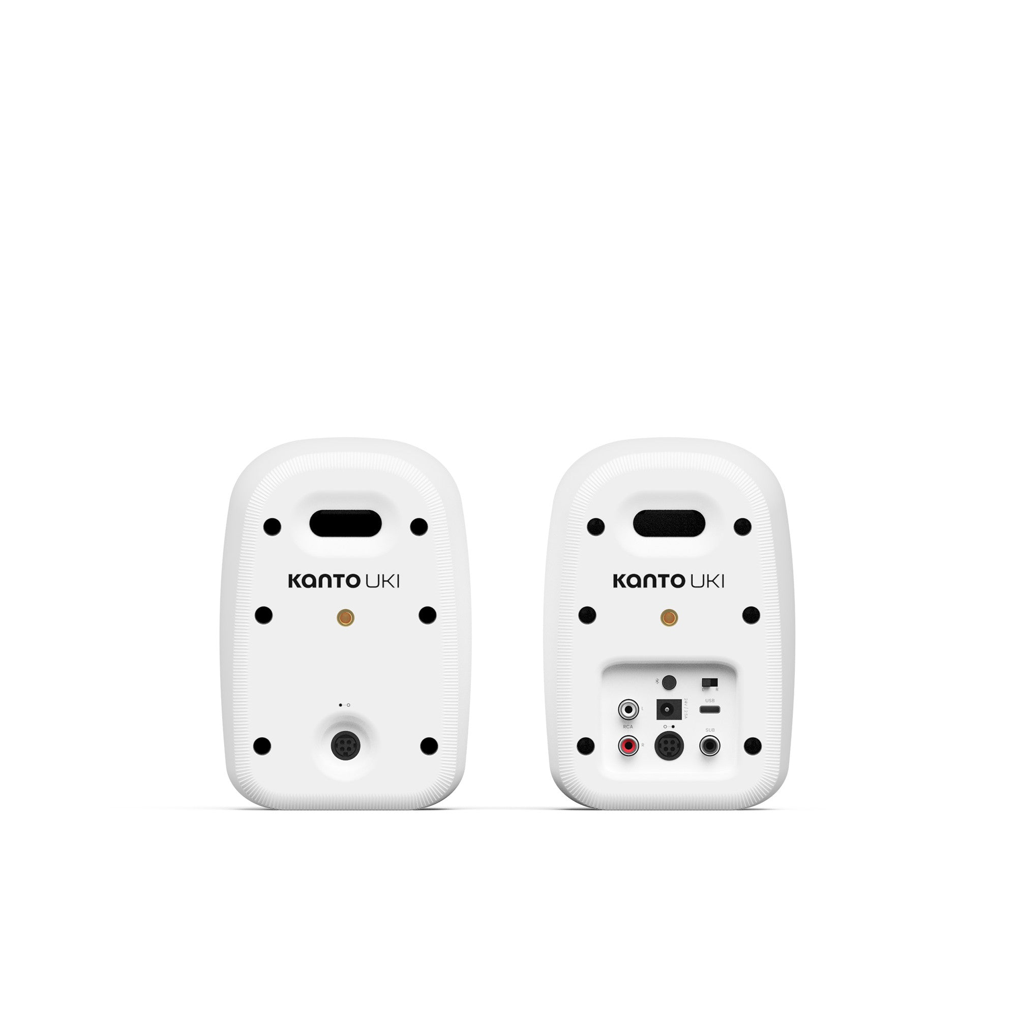 Kanto UKI 100W Bluetooth Desktop Speakers Pair White Chalk