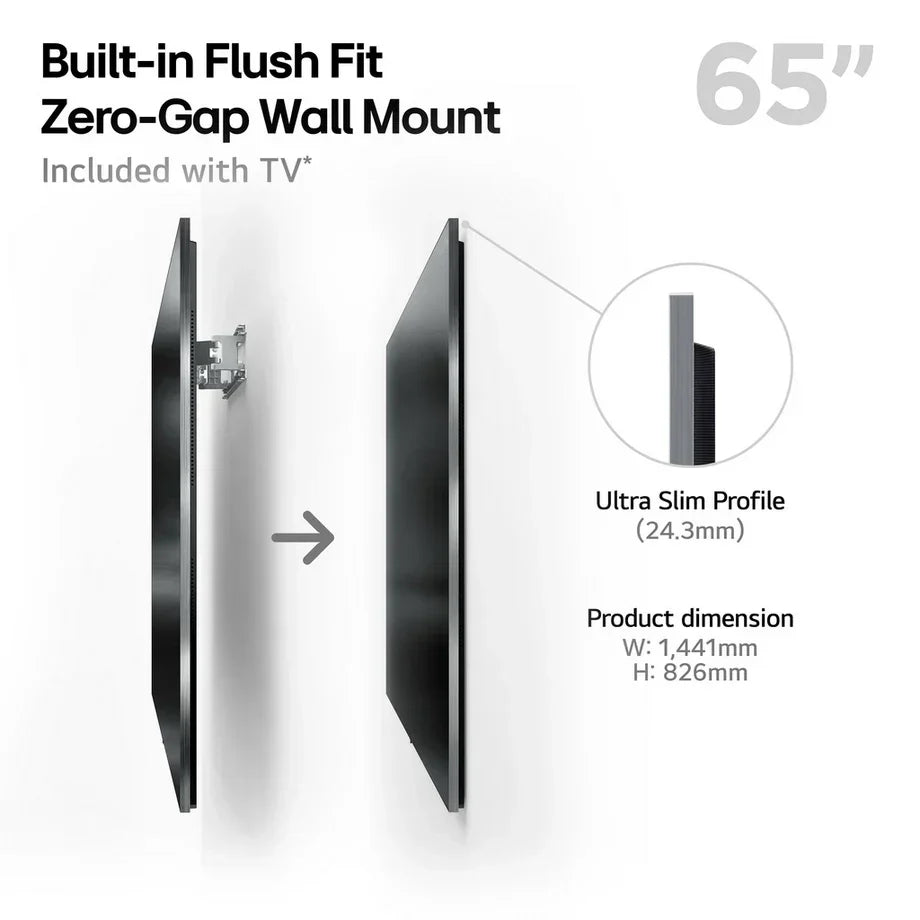 LG OLED65G54LW 65 Inch OLED evo AI G5 4K UHD HDR Smart TV with LG US90TY 5.1.3ch Soundbar Bundle