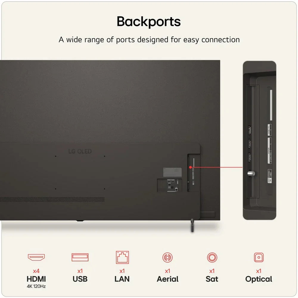 LG OLED77B6ELC 77 Inch OLED AI B6 4K Ultra HD HDR Smart TV 2026