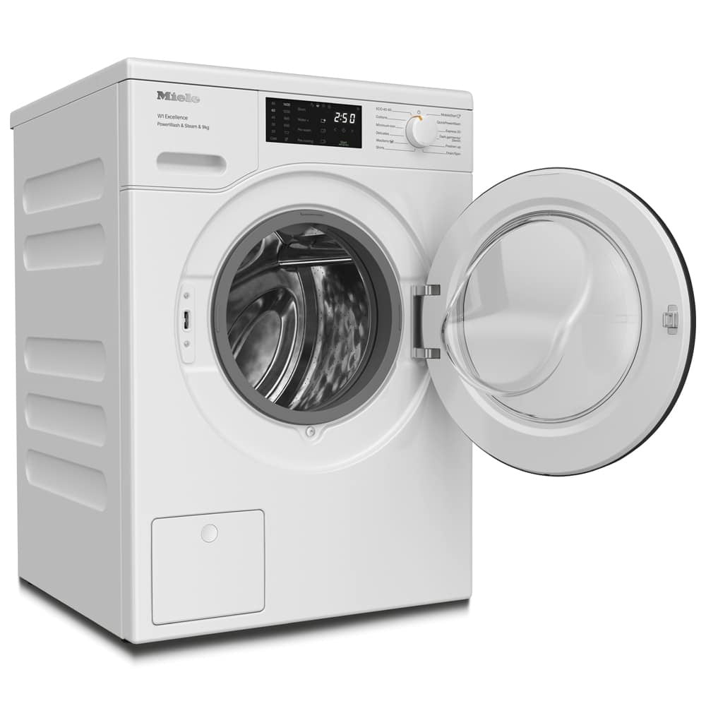 Miele WED385 WCS 9kg 1400 Spin PowerWash & SteamCare Washing Machine White - A Rated