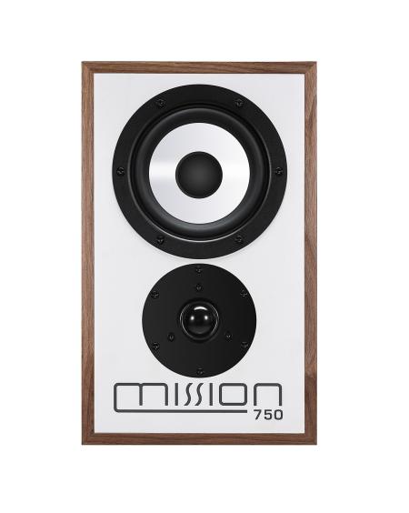 Mission 750 Bookshelf Speakers Pair Walnut