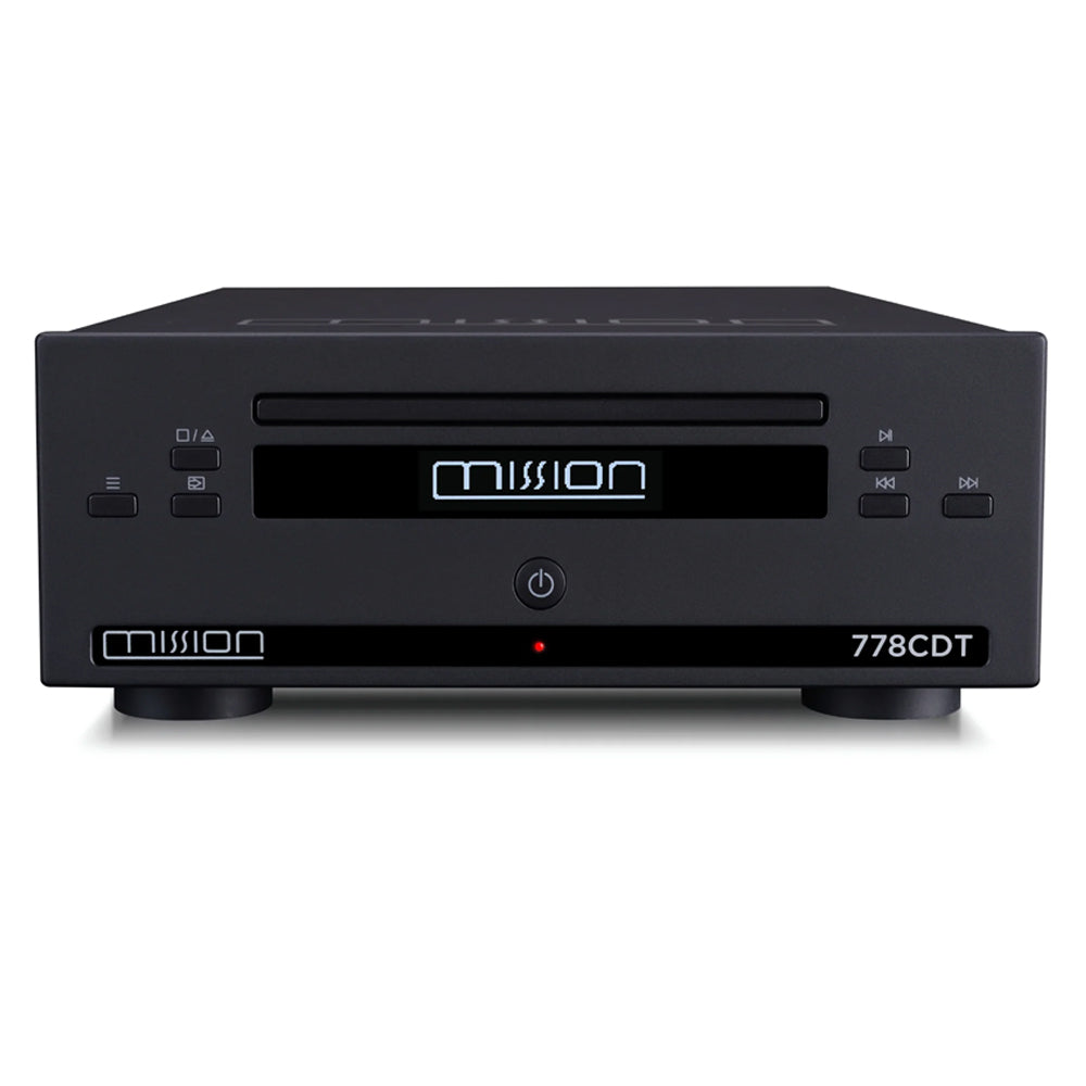 Mission 778X Stereo Amplifier and 778CDT CD Transport HiFi Bundle - Black