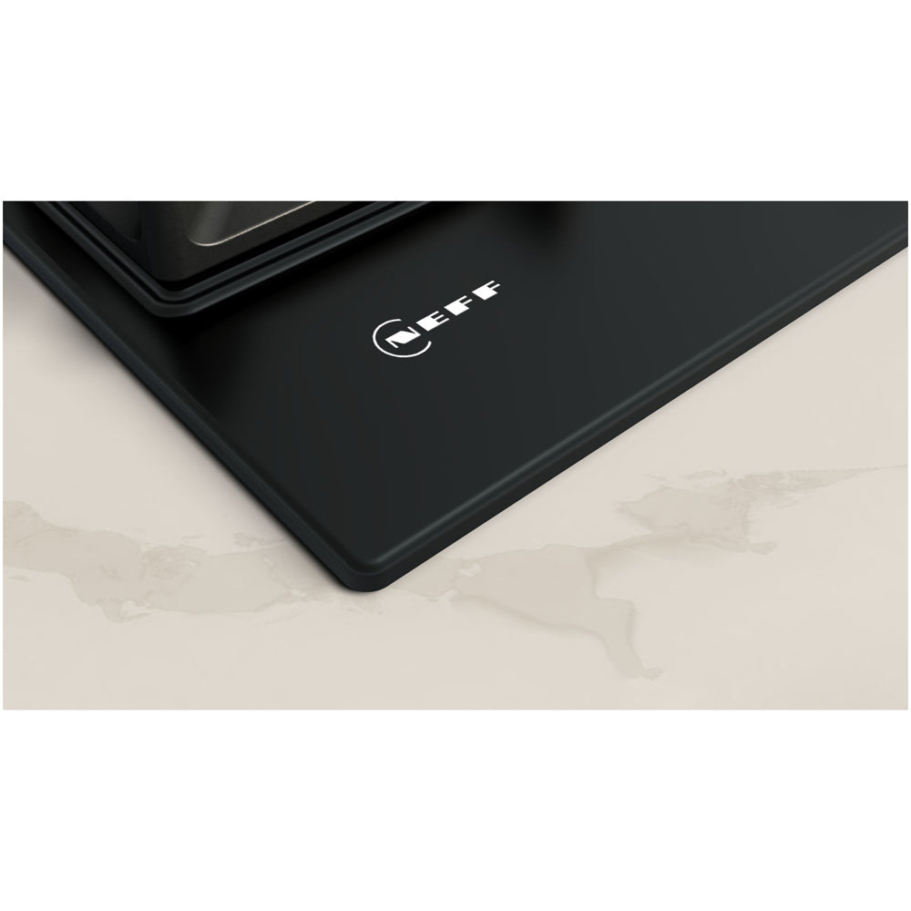 Neff T26CIP8S0 N70 Flame Select 60cm Black Enamel Gas Hob