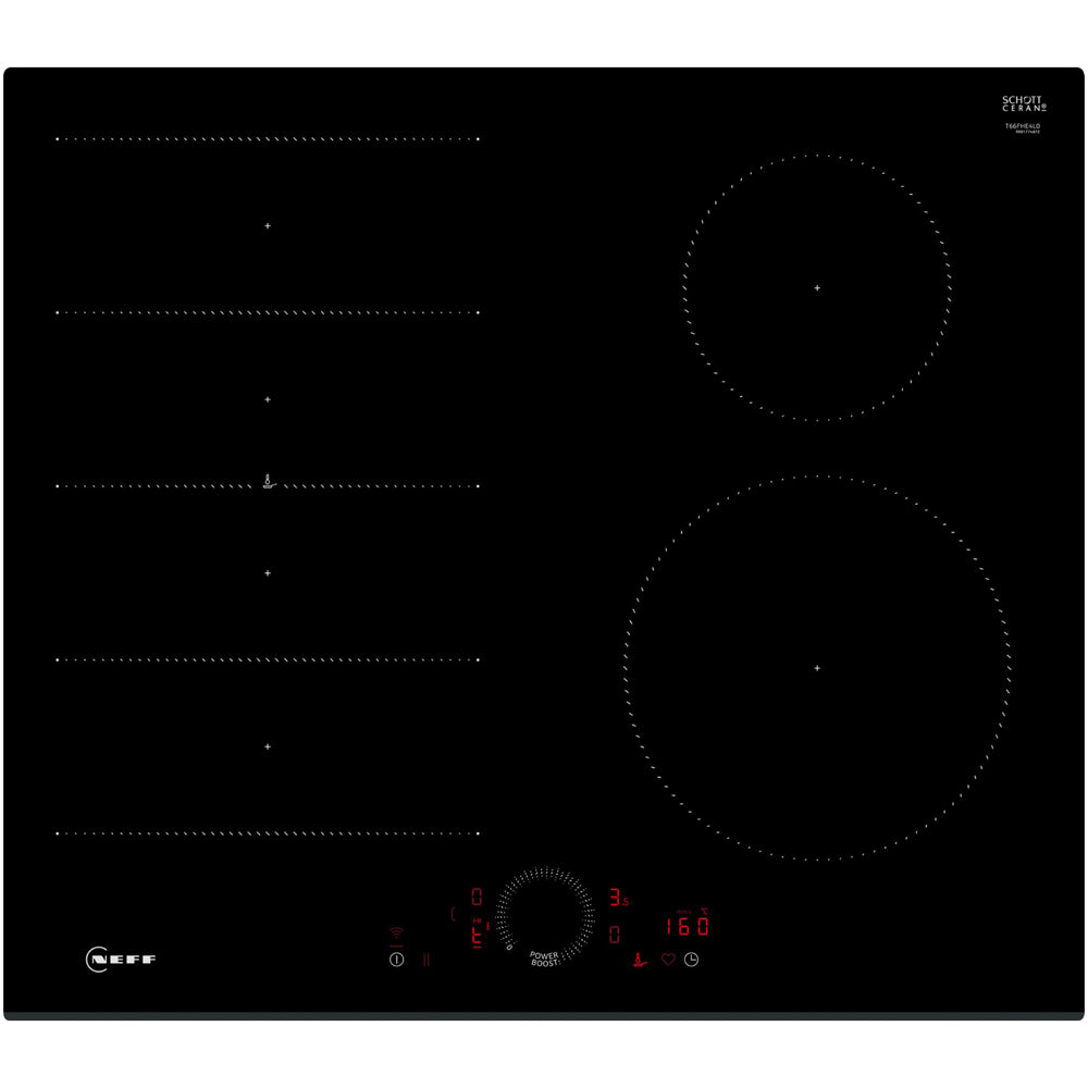 Neff T66FHE4L0 N70 60cm Flex Induction Hob with Twist Touch Control