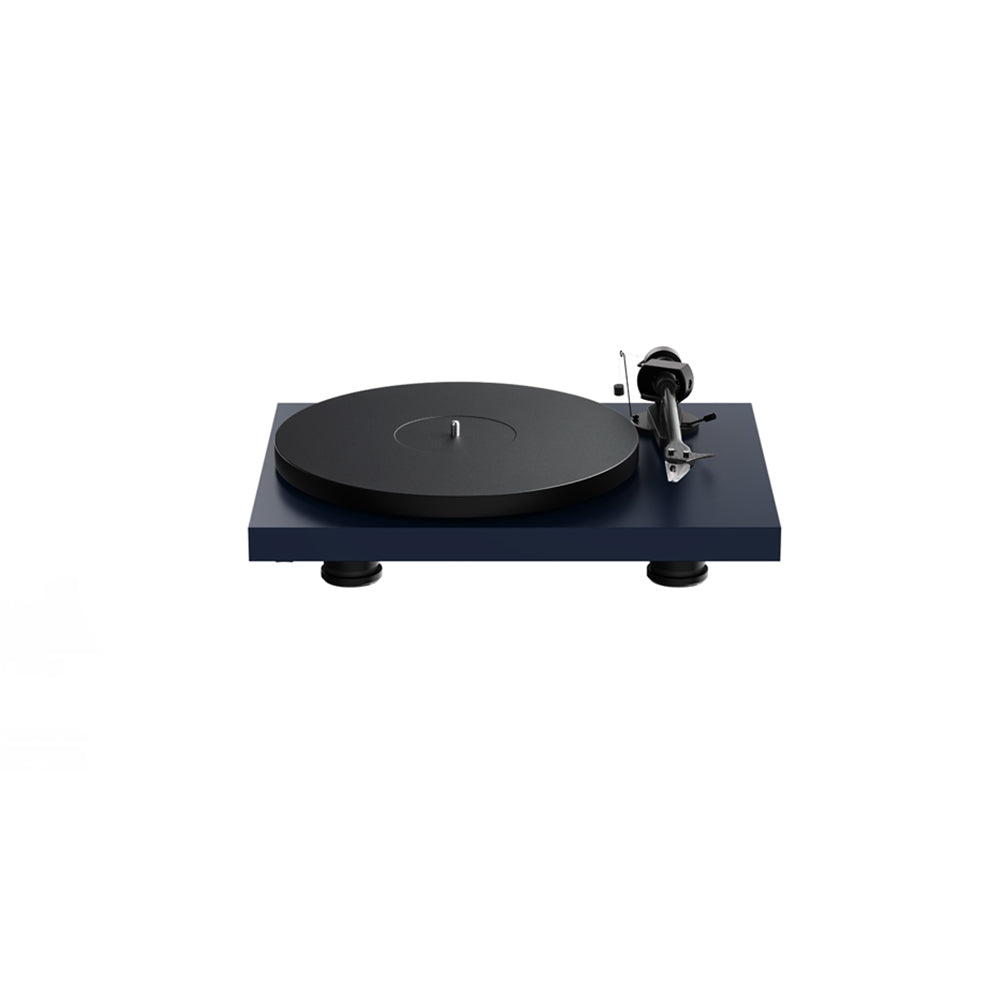 Pro-Ject Colourful Audio System 2 with Debut EVO 2 Turntable MaiA S3 Amplifier and Speaker Box 5 S2 Speakers - Satin Steel Blue