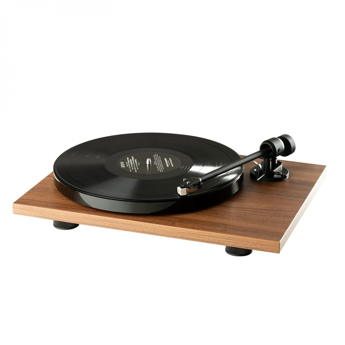 Pro-Ject E1 Phono Belt Driven Turntable with Built-in Phono Preamp - Walnut