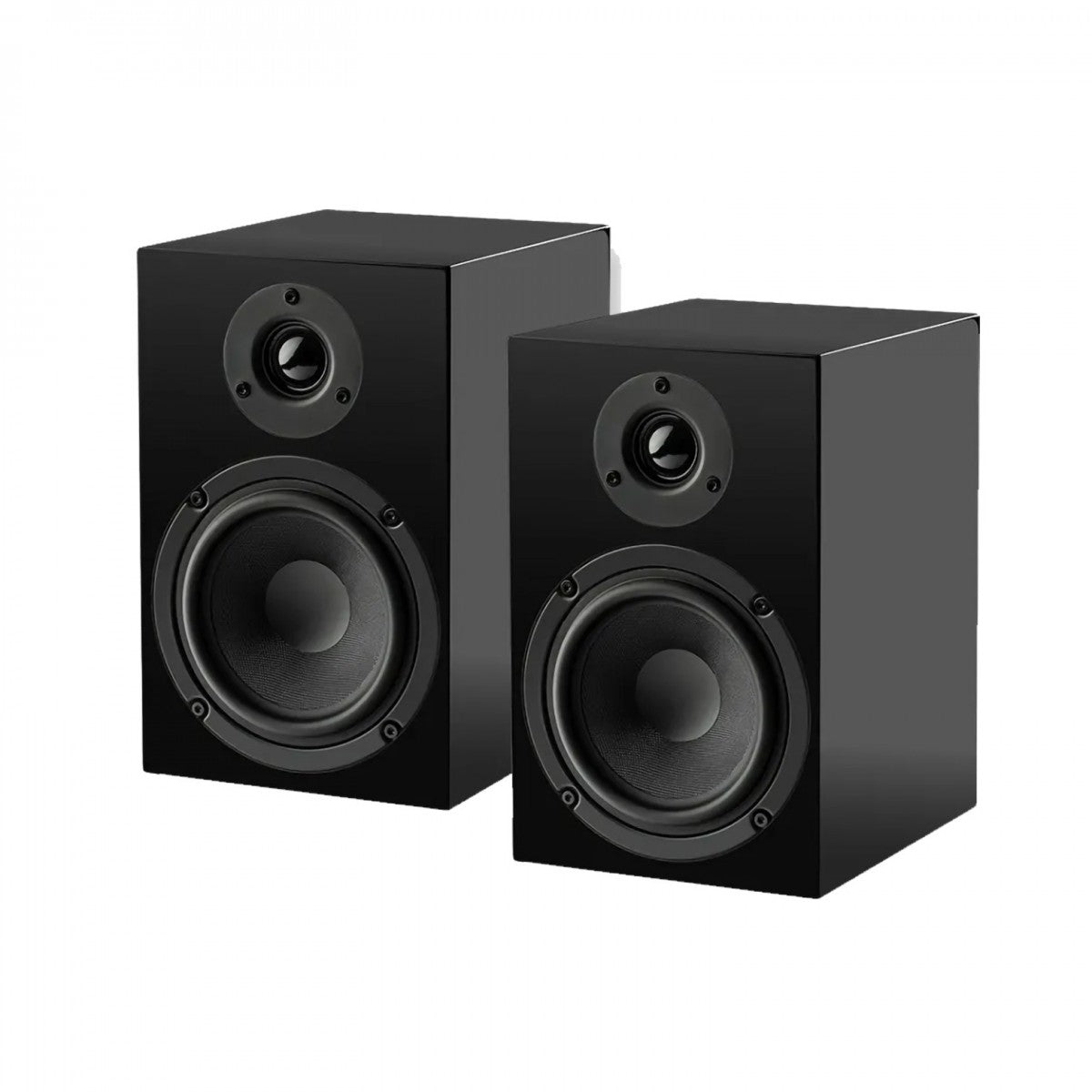 Pro-Ject Stereo Set E1 All-In-One Hi-Fi Set including E1 Turntable with Stereo Box E Integrated Amp and Speaker Box 5E Speakers - Black