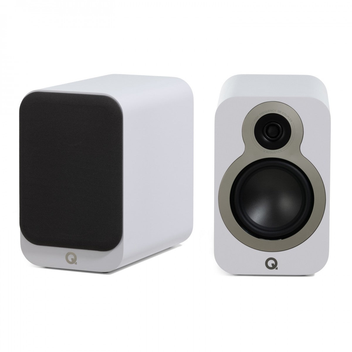 Q Acoustics 3020c Bookshelf Speakers Pair Satin White