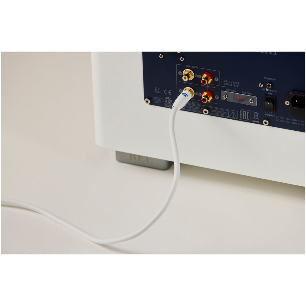 REL Commander .1/LFE 8 Metre Subwoofer Cable White