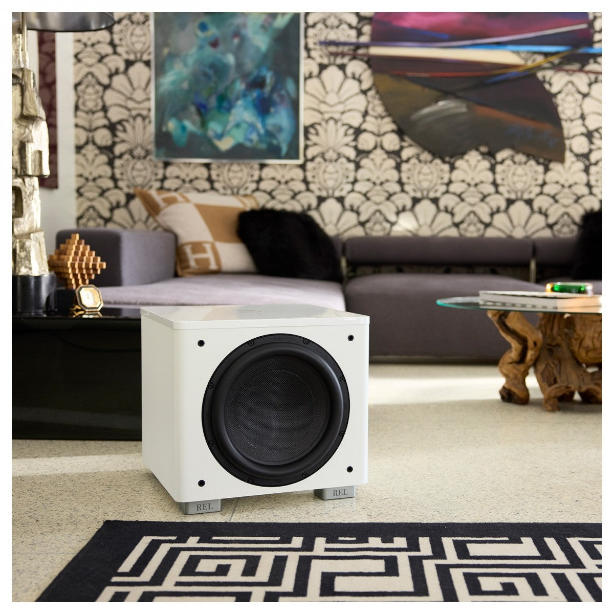 REL HT 1510 Predator 1000 Watt Subwoofer - White