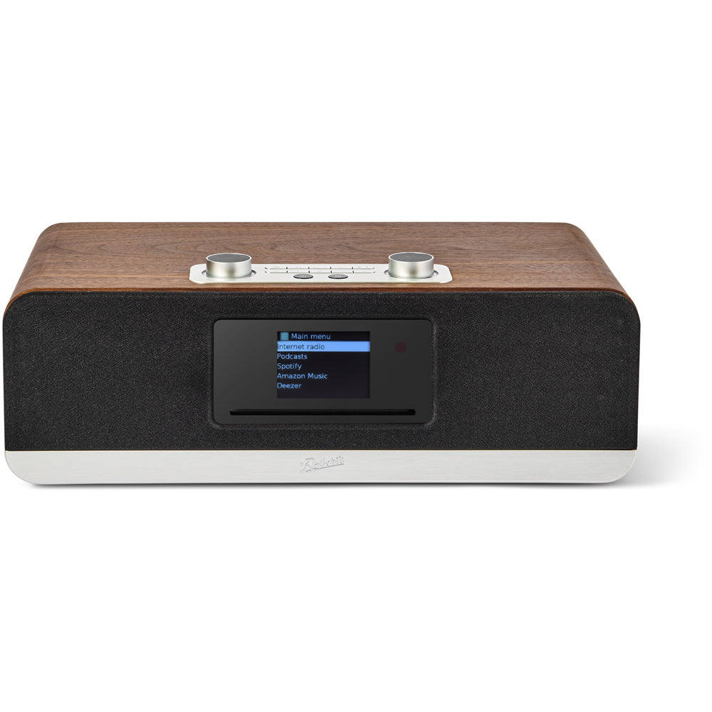 Roberts Stream 67L Bluetooth Sound System with CD Player and Internet DAB+ Radio - Walnut