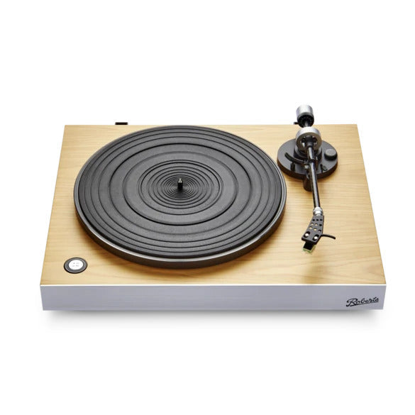 Roberts Stylus Luxe Direct Drive Turntable and Blutune 300L DAB+ BT CD USB Sound System Black HiFi Package