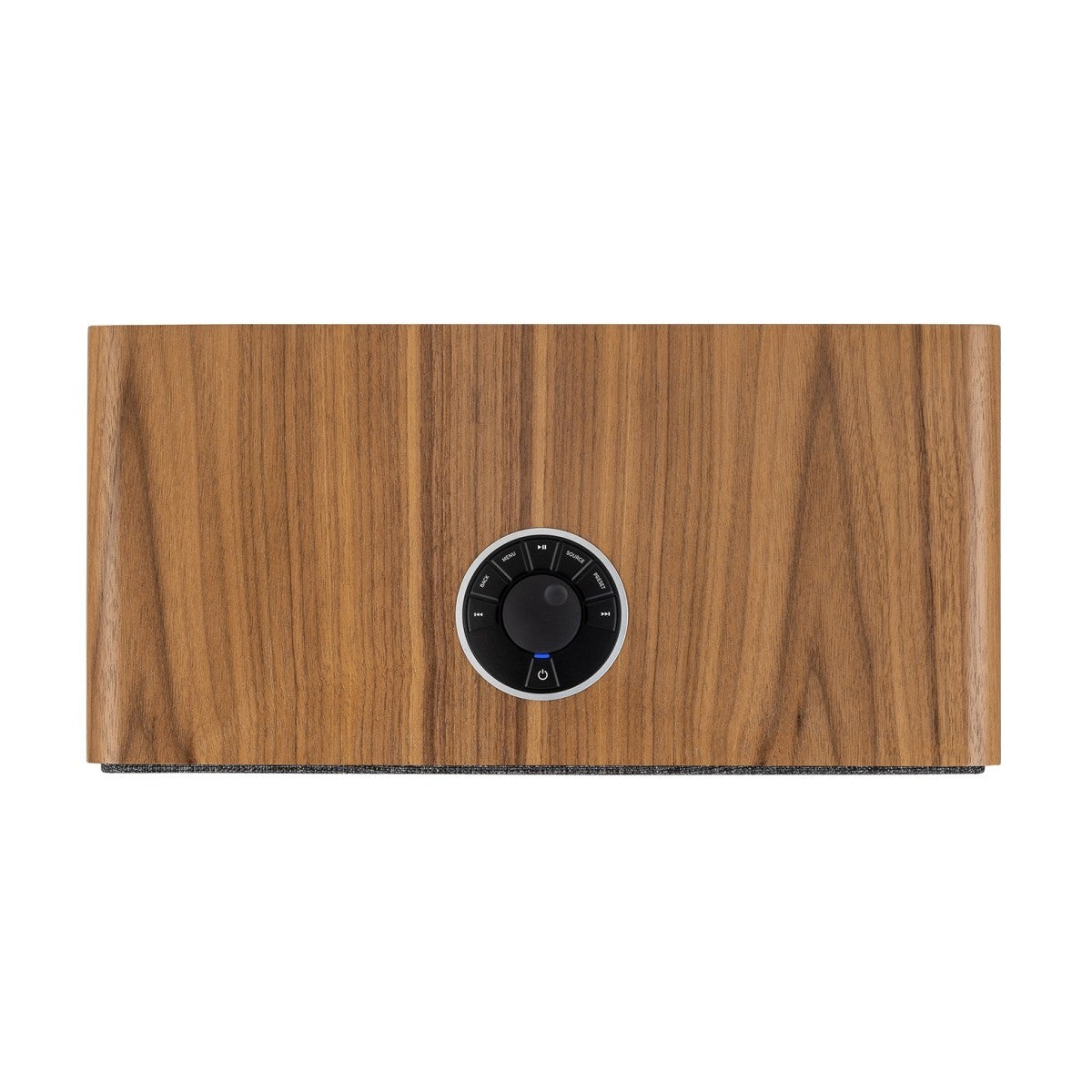 Ruark R3S Music System in Rich Walnut Veneer with Slate Grey Fabric Grille