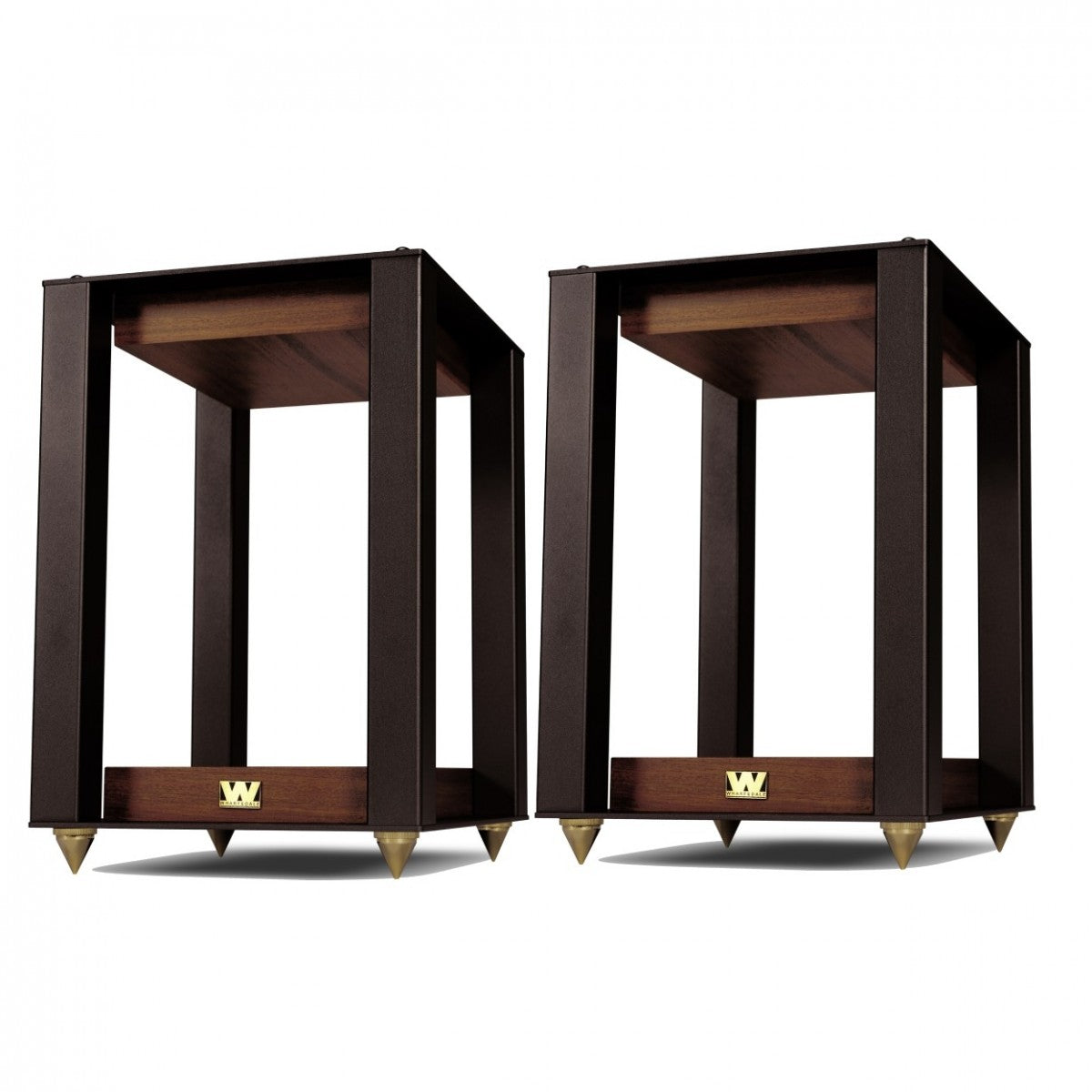 Ruark R610 Music Console and Wharfedale Linton Heritage Standmount Speakers with Matching Stands - Walnut