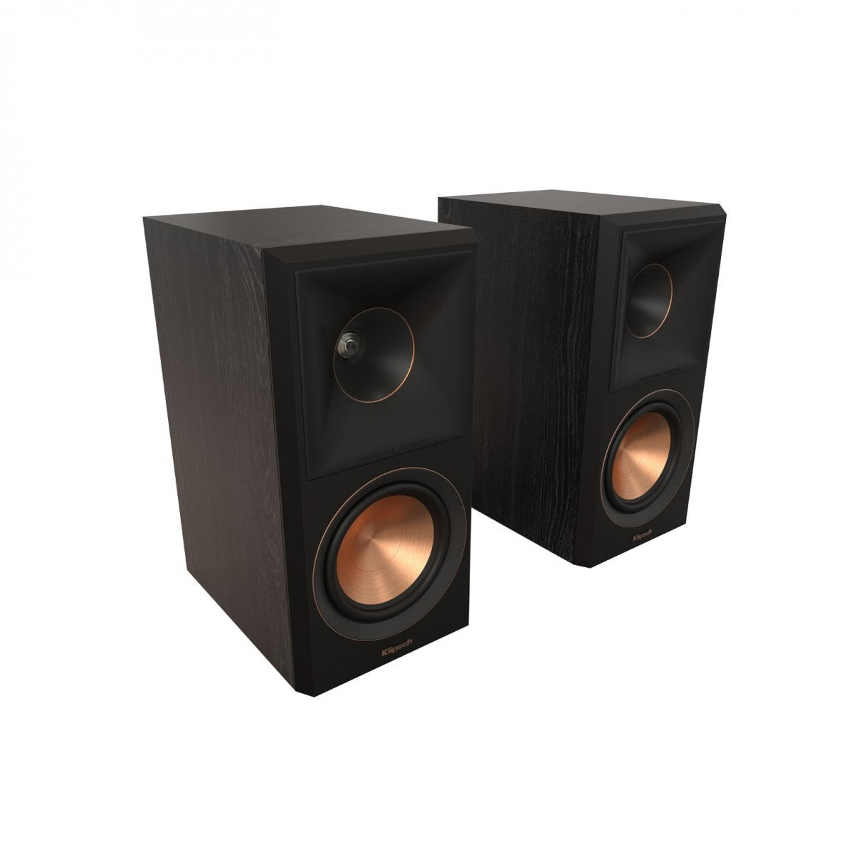 Ruark R610 Music Console with Klipsch RP-500M II Bookshelf Speakers Pair HiFi Package - Black
