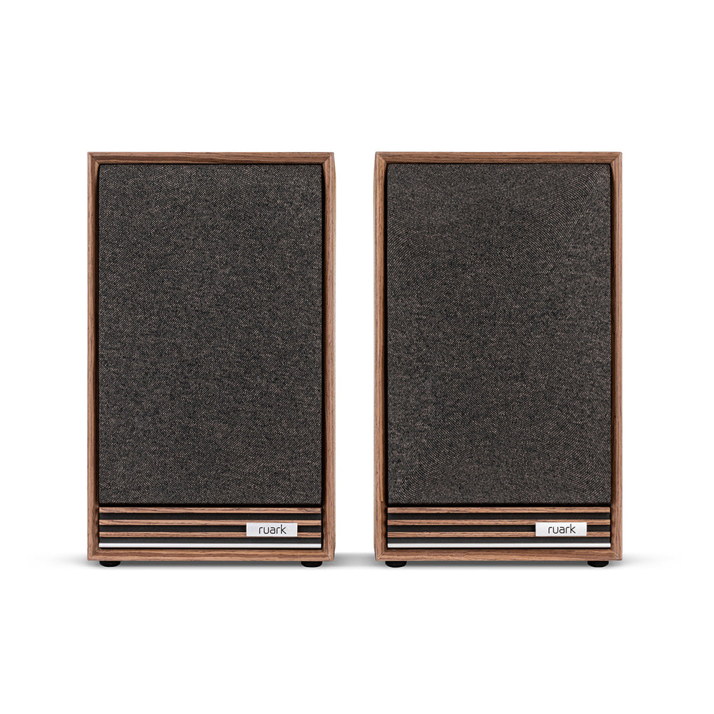 Ruark R610 Music Console with Sabre-R Bookshelf Speakers Streaming System Fused Walnut
