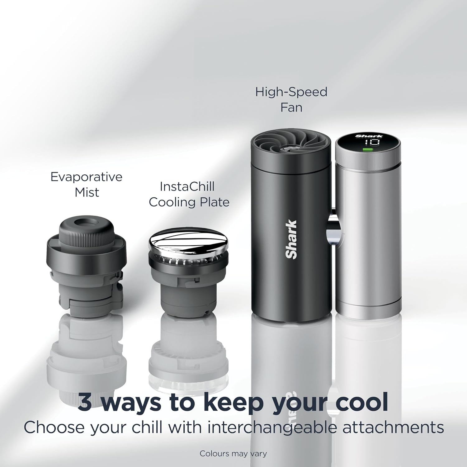 Shark FA022UKLV ChillPill 3-in-1 Fan, Mist & InstaChill System - Haze