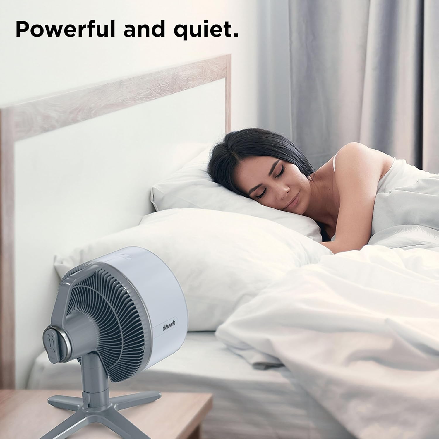 Shark FA150UK FlexBreeze TableMate Indoor to Outdoor High Velocity Tabletop Fan - Winter Fog