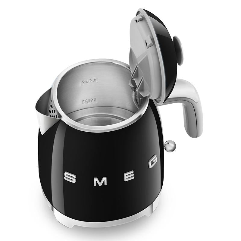 SMEG KLF05BLUK 50s Retro Style Mini Kettle Black
