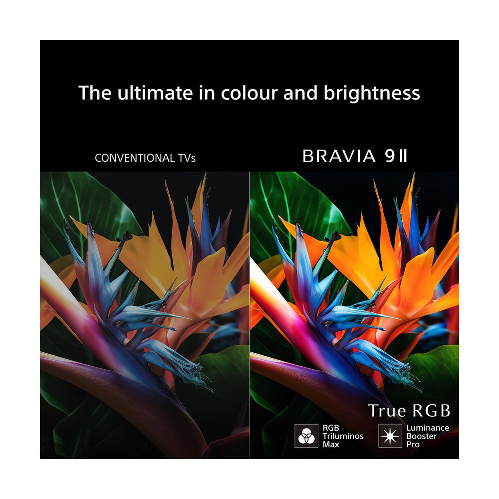 Sony BRAVIA 9 II K65XR95M2PB 65 Inch True RGB LED 4K Ultra HD HDR Smart Google TV 2026