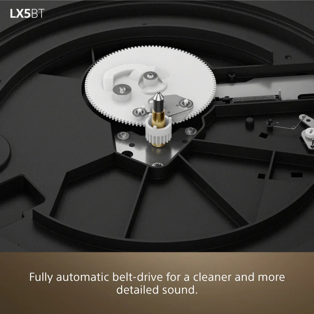 Sony PSLX5BT Fully Automatic Bluetooth Turntable With Kanto ORA4 Powerd Bluetooth Speakers Pair Hi-Fi Package