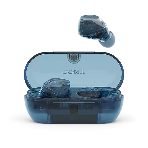Sony WFC-710N Wireless Noise Cancelling Bluetooth Earbuds Glass Blue