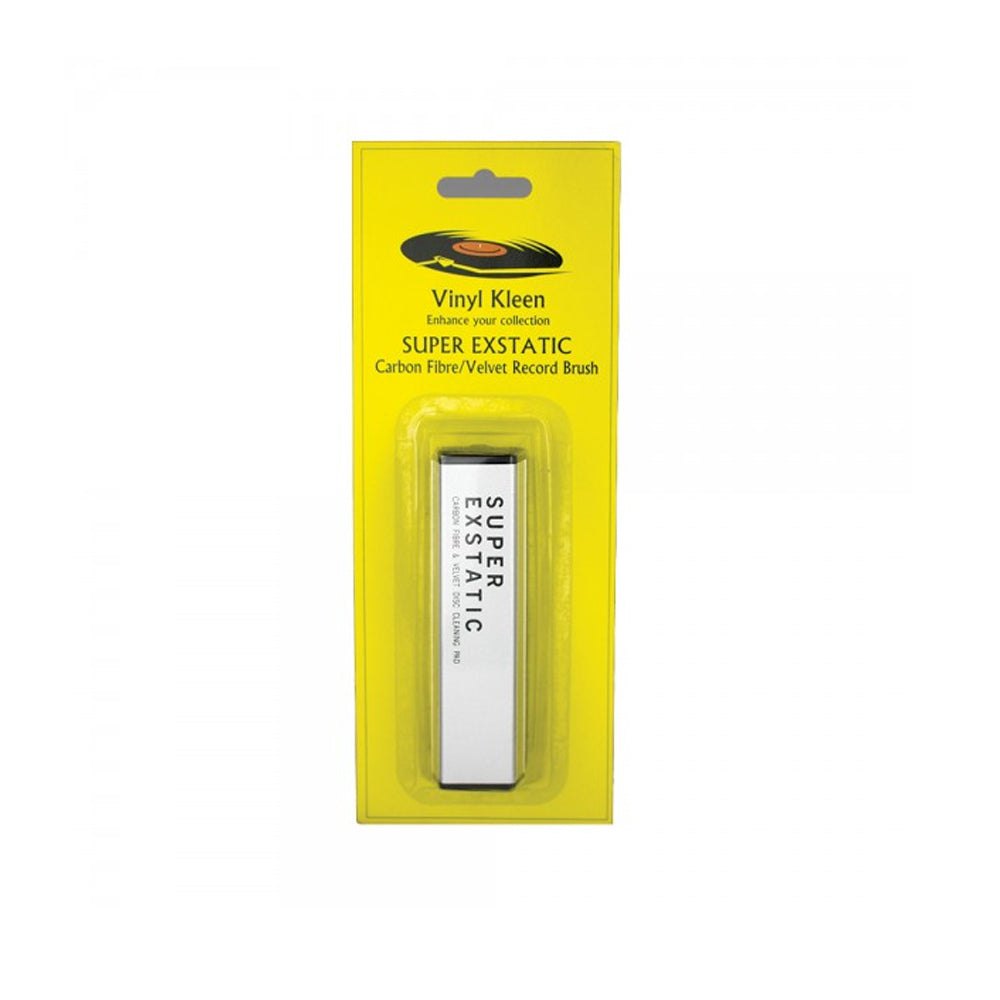 Vinyl Kleen VK002 'Super Exstatic' Carbon Fibre & Velvet Pad Record Cleaner