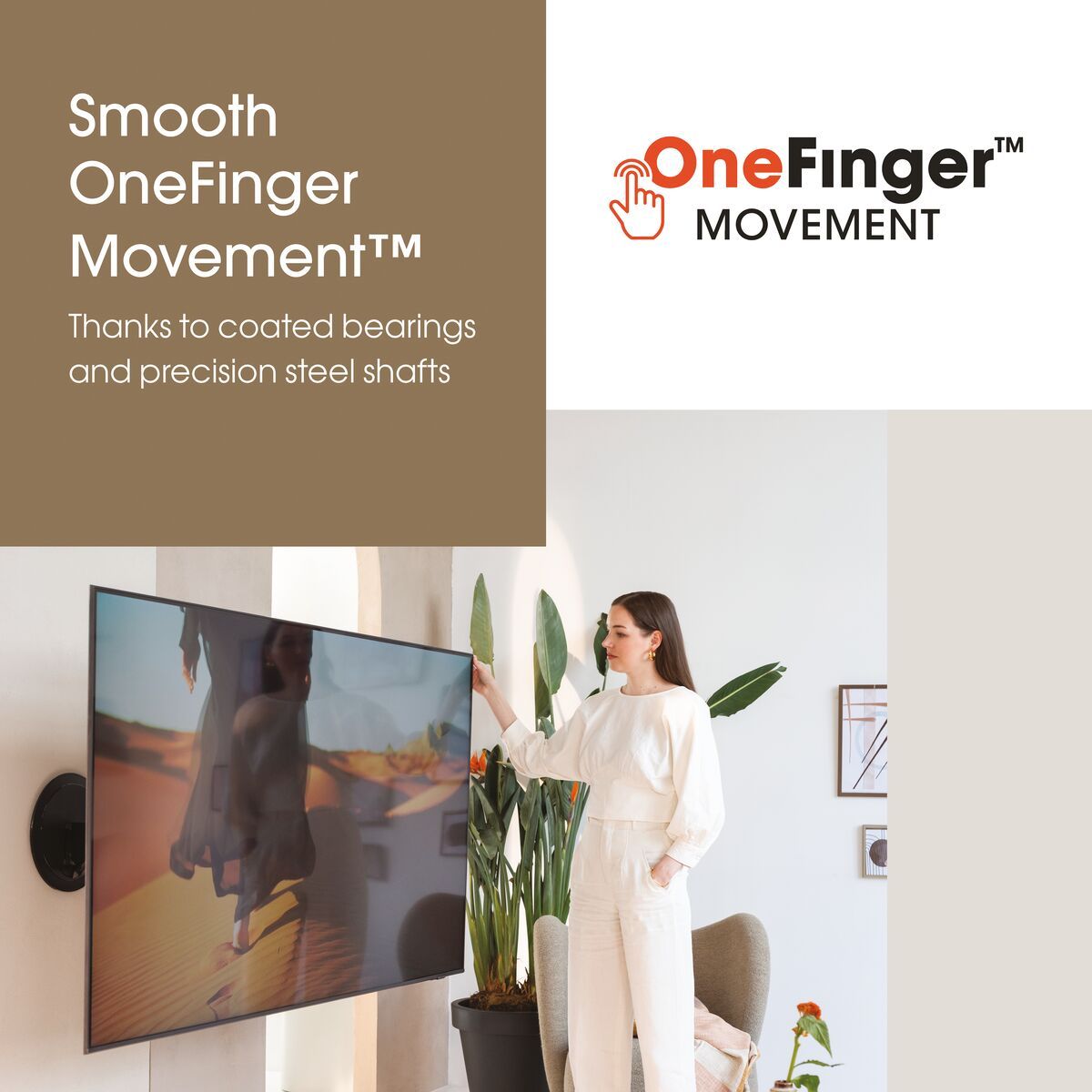 Vogels TVM7655 Display wall mount White