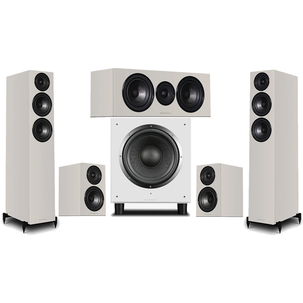 Wharfedale Diamond 12.3i HCP 5.1 Home Cinema Speaker Package - Grey