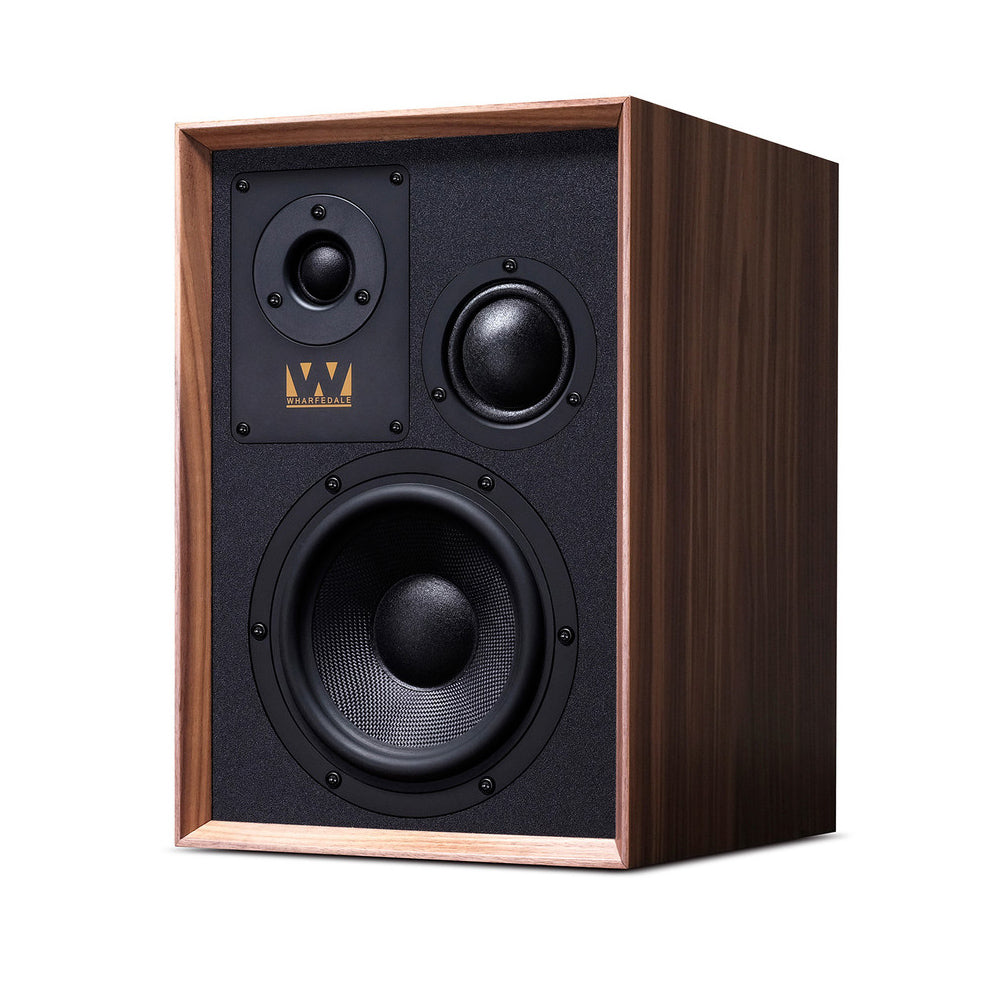 Wharfedale Super Denton Heritage Standmount Bookshelf Speakers Pair - Walnut