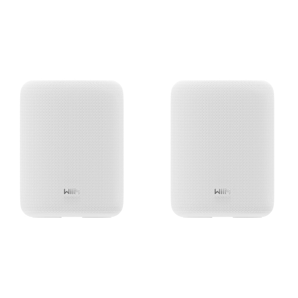 WiiM Sound Lite Wireless Multiroom Smart Speaker Twin Pack - White
