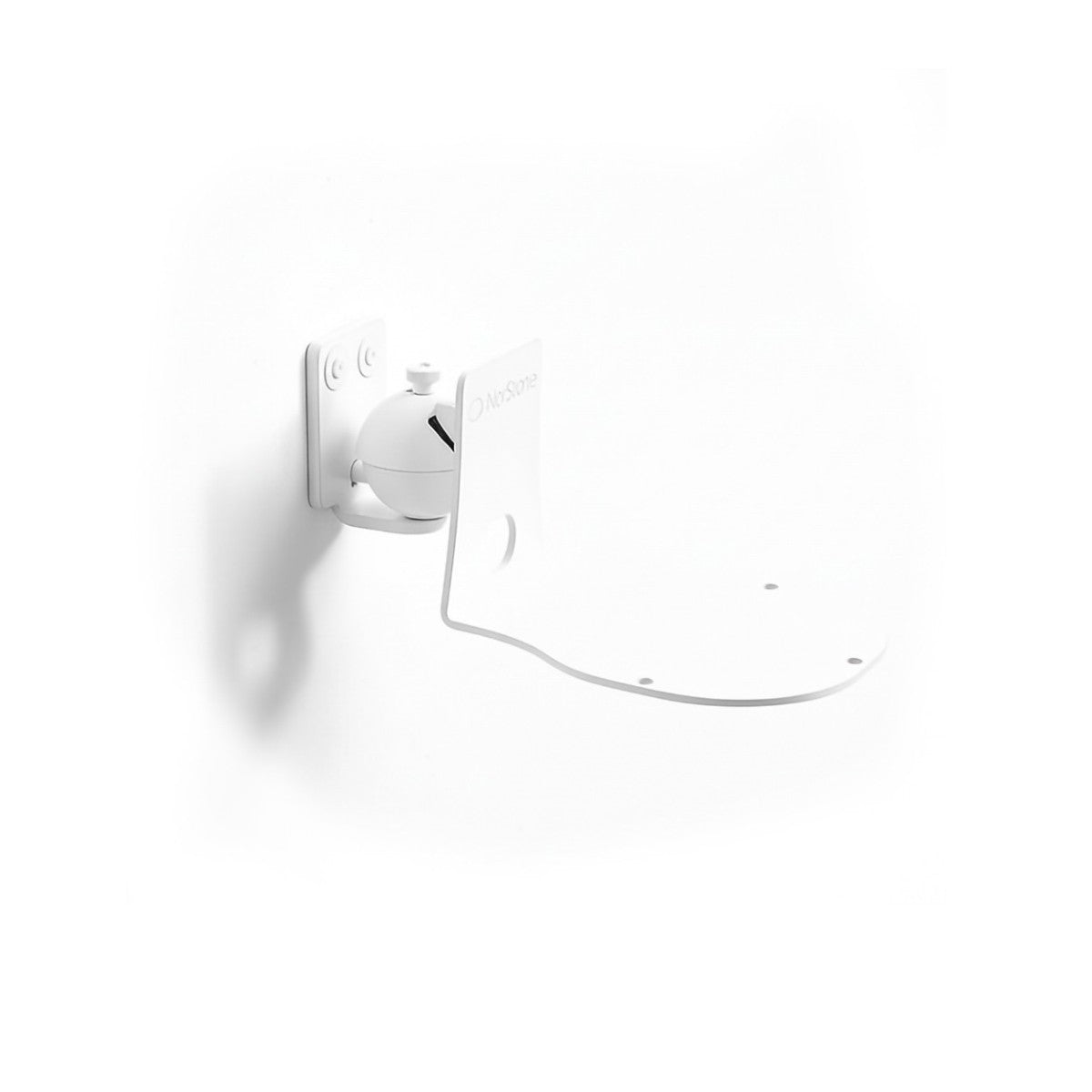 WiiM Sound Lite Wireless Smart Speaker with WiiM NorStone Wall Mount (Single) - White