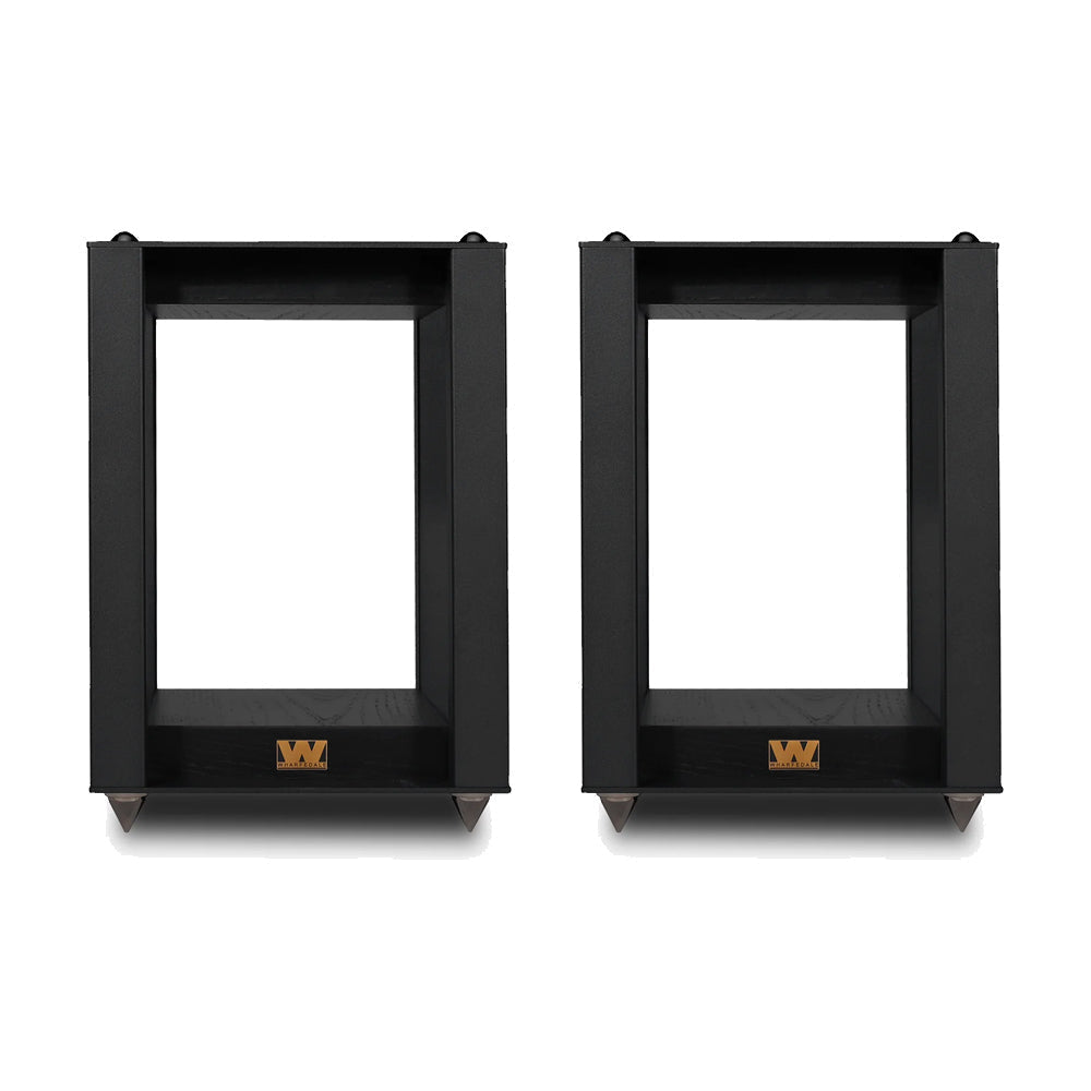 Yamaha R-N600A Network Receiver & CD-S303 CD Player with Wharfedale Linton Heritage Standmount Speakers with Matching Stands - Black