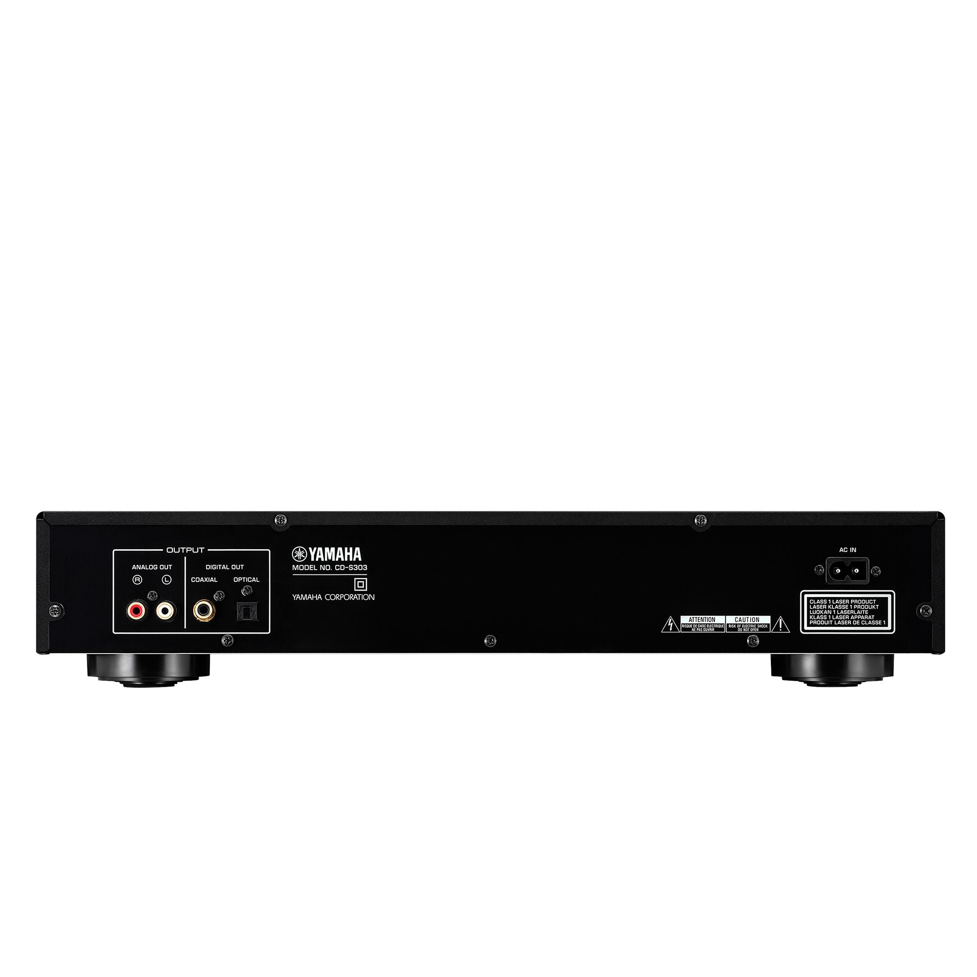 Yamaha R-N600A Network Stereo Receiver and CD-S303 CD Player Black HiFi Package
