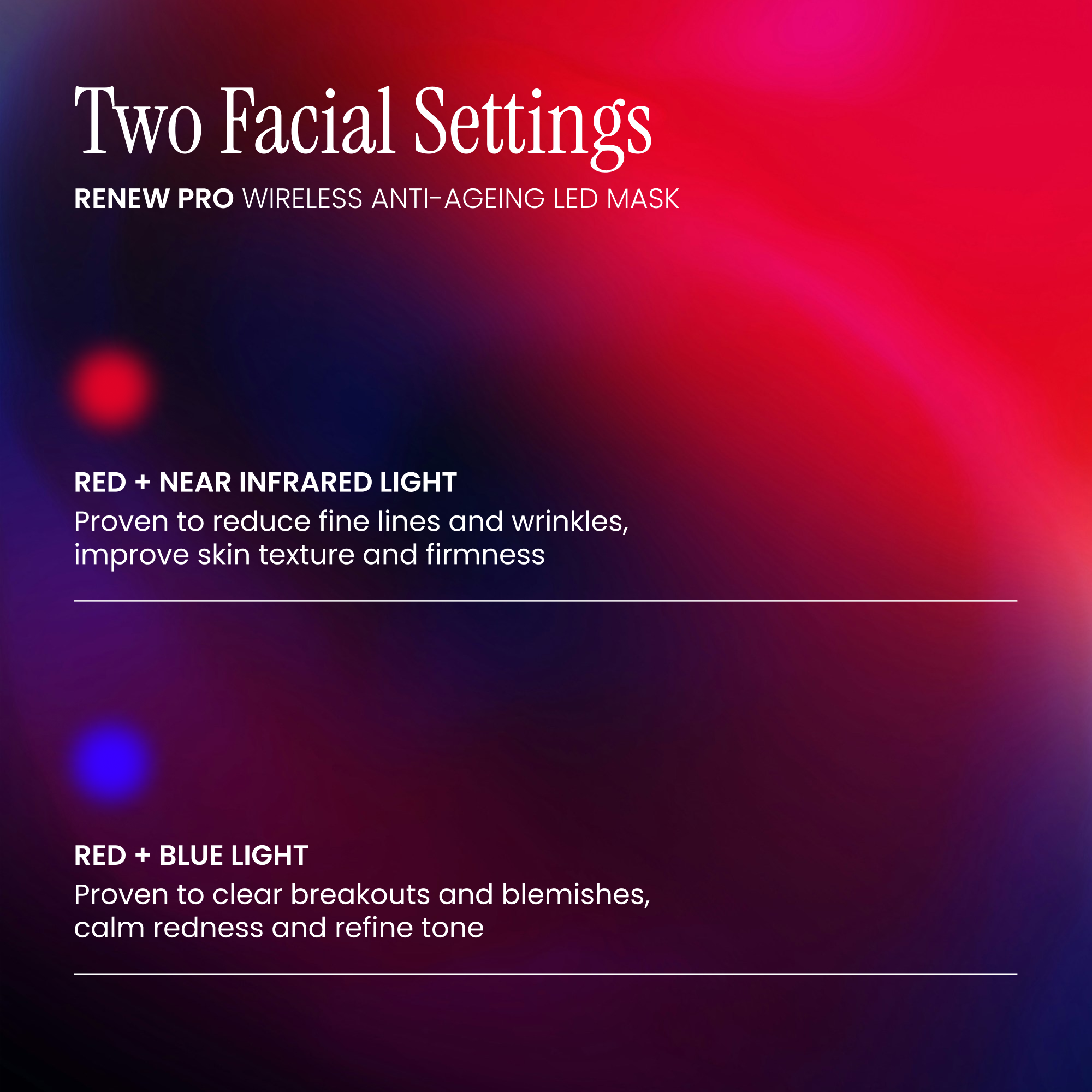 LUSTRE RENEW PRO FACEWEAR