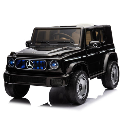 Garvee 12V Mercedes-Benz EQG Kids Ride-On: Dual Motors, 4.0 MPH, LED, USB/BT Music, Remote Control, Soft Start, for Ages 3-7