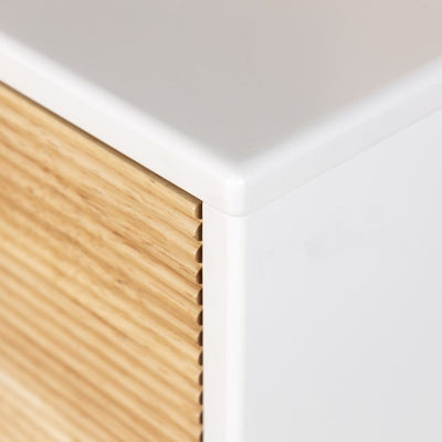 dadada Merry 6-Drawer Dresser in White/Natural