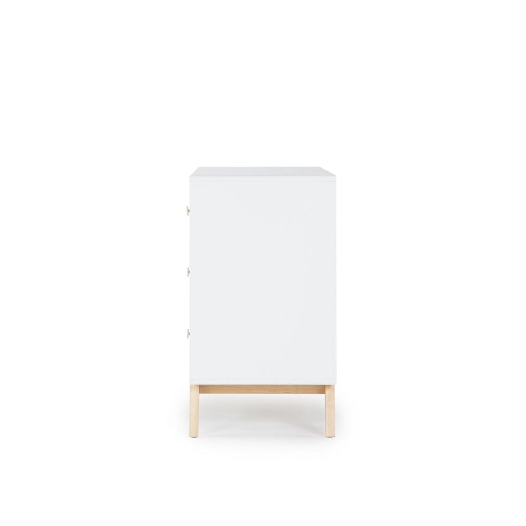 dadada Merry 6-Drawer Dresser in White/Natural