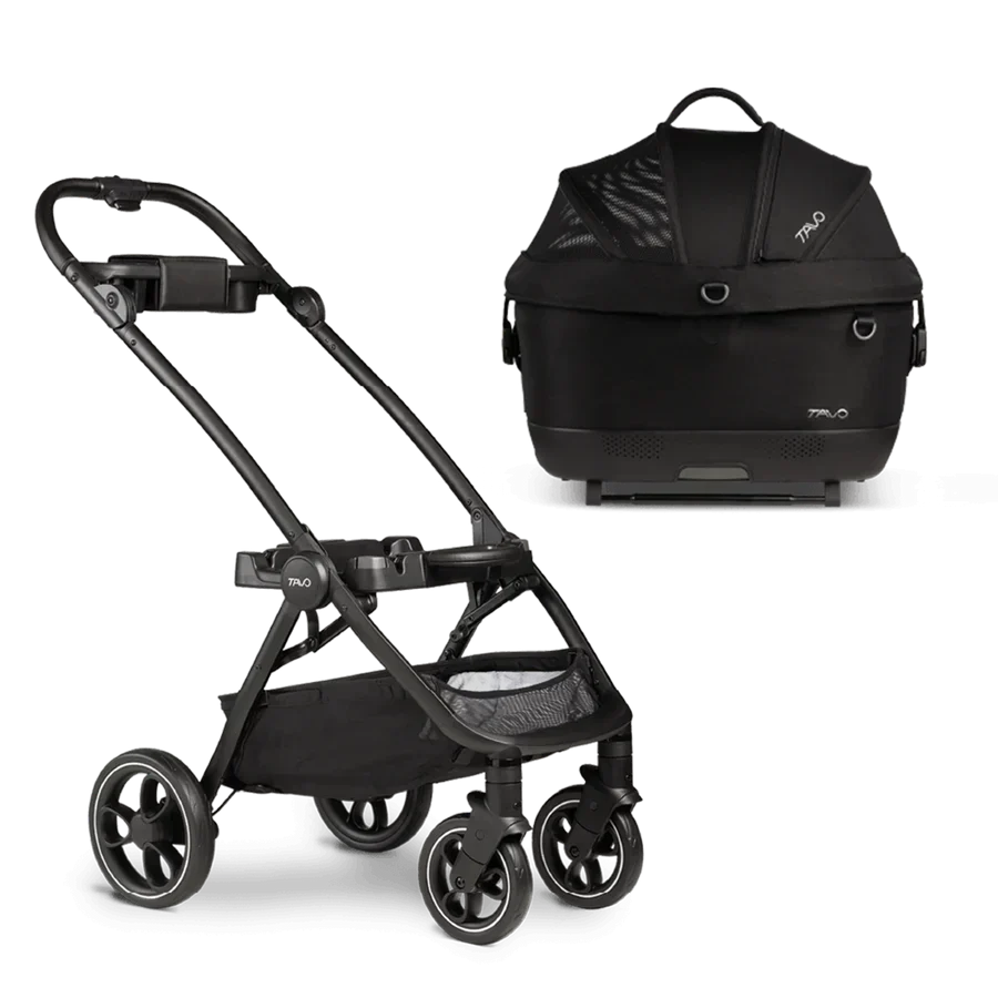 Tavo Maeve™ iso Pet Car Seat + Roscoe™ Stroller